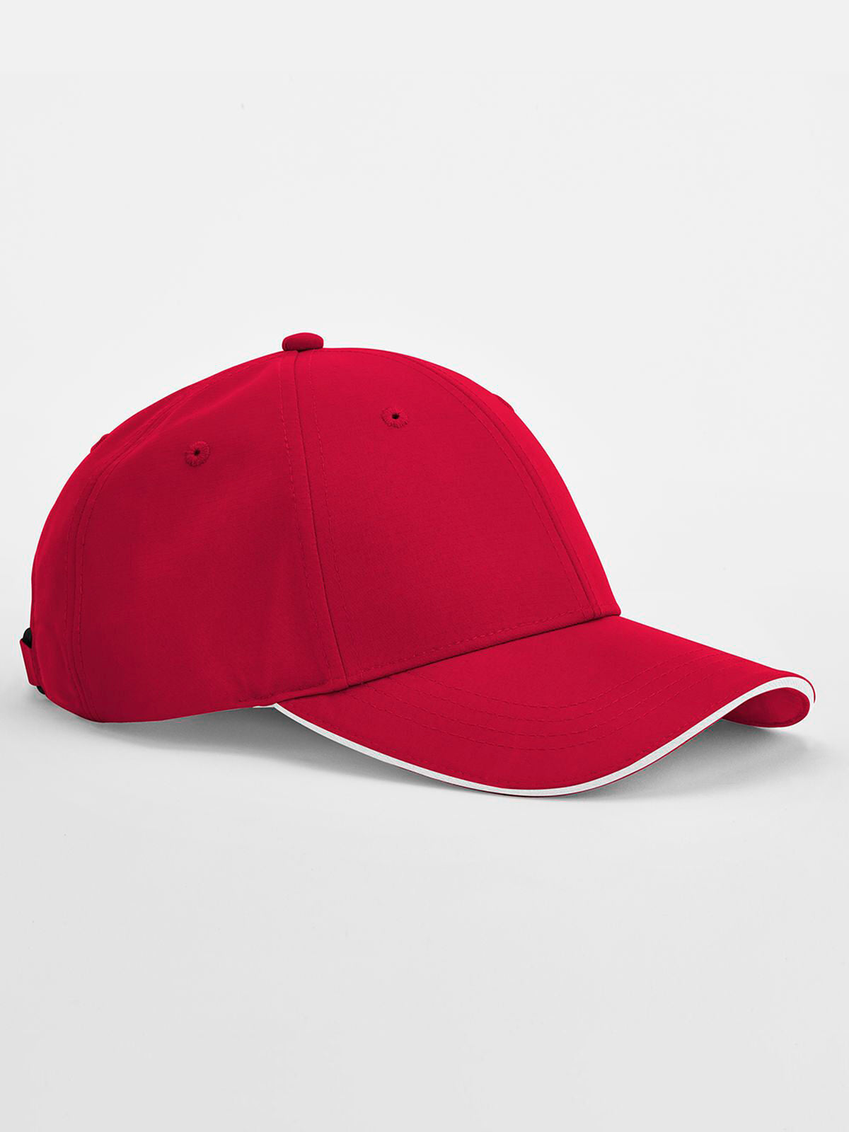 Baseball Caps Team Sports-Tech Cap classic Rot/Weiß bestickbar und bedruckbar – LA1970