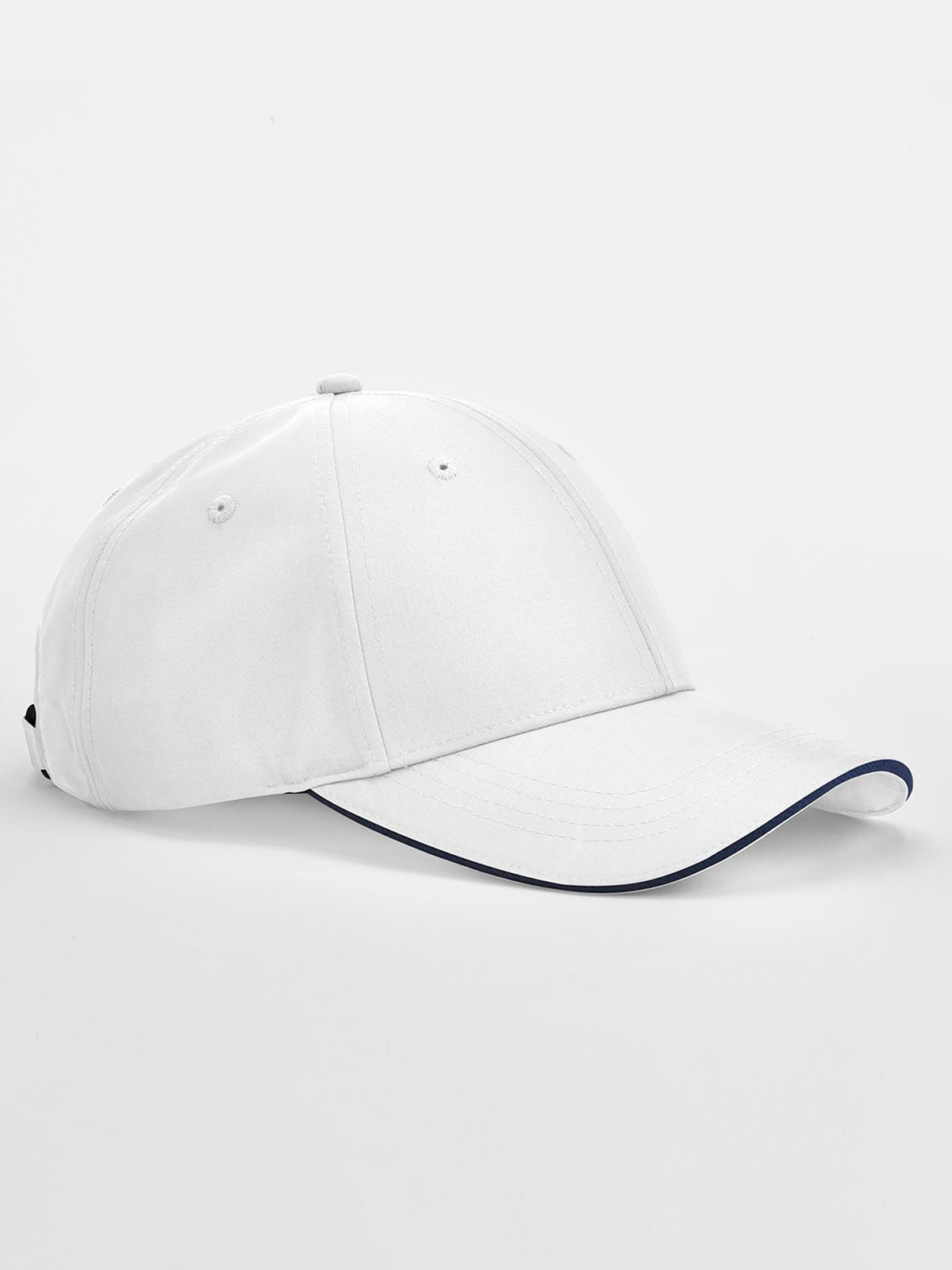 Baseball Caps Team Sports-Tech Cap Weiß/french Marineblau bestickbar und bedruckbar – LA1970