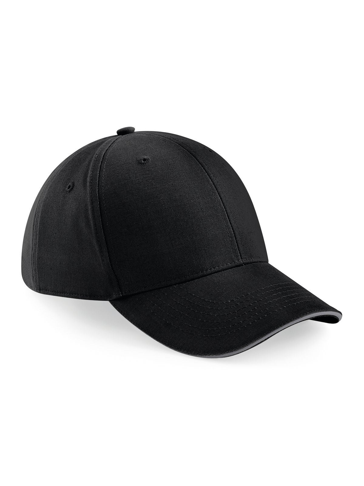 Baseball Caps Athleisure 6 Panel Cap Schwarz/graphite Grau bestickbar und bedruckbar – LA1970
