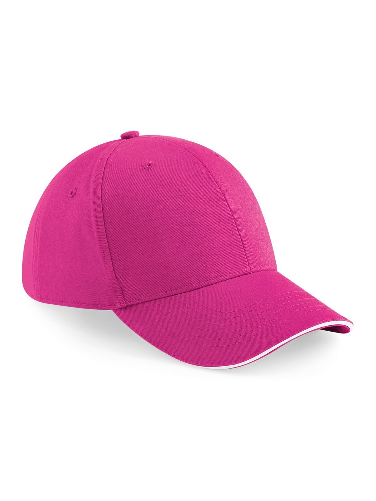 Baseball Caps Athleisure 6 Panel Cap fuchsia/Weiß bestickbar und bedruckbar – LA1970