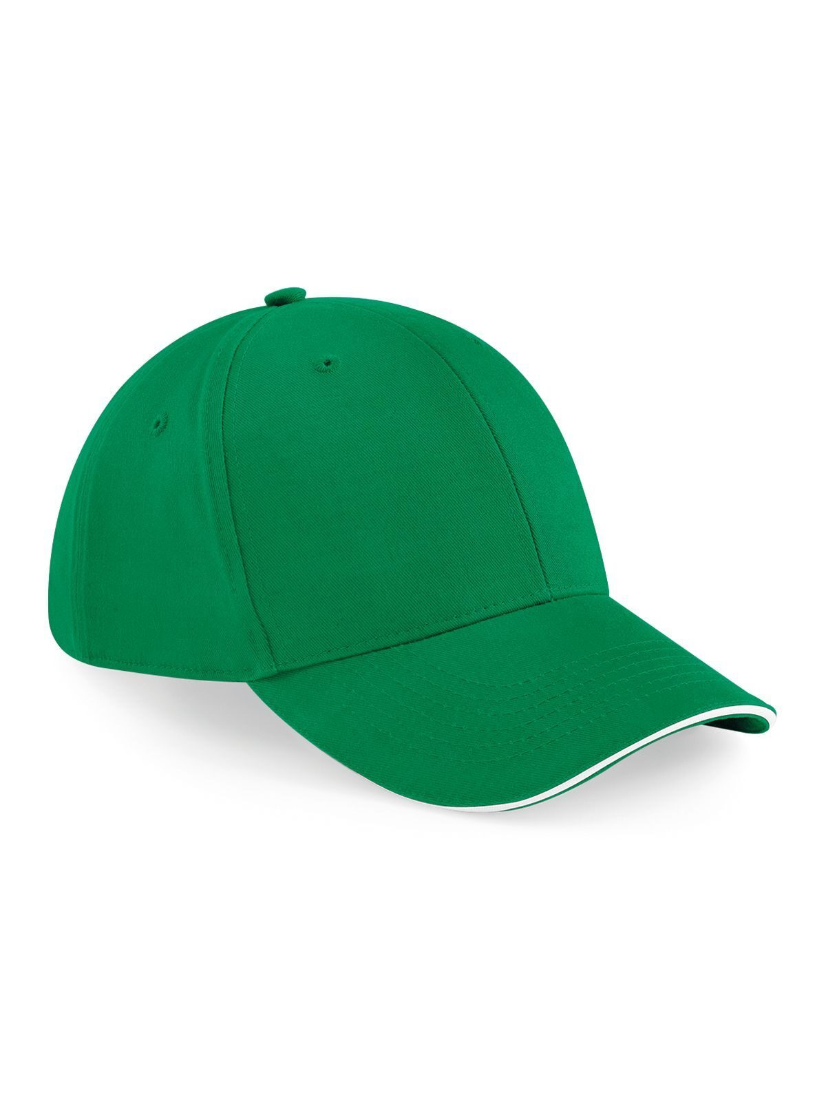 Baseball Caps Athleisure 6 Panel Cap kelly green/Weiß bestickbar und bedruckbar – LA1970