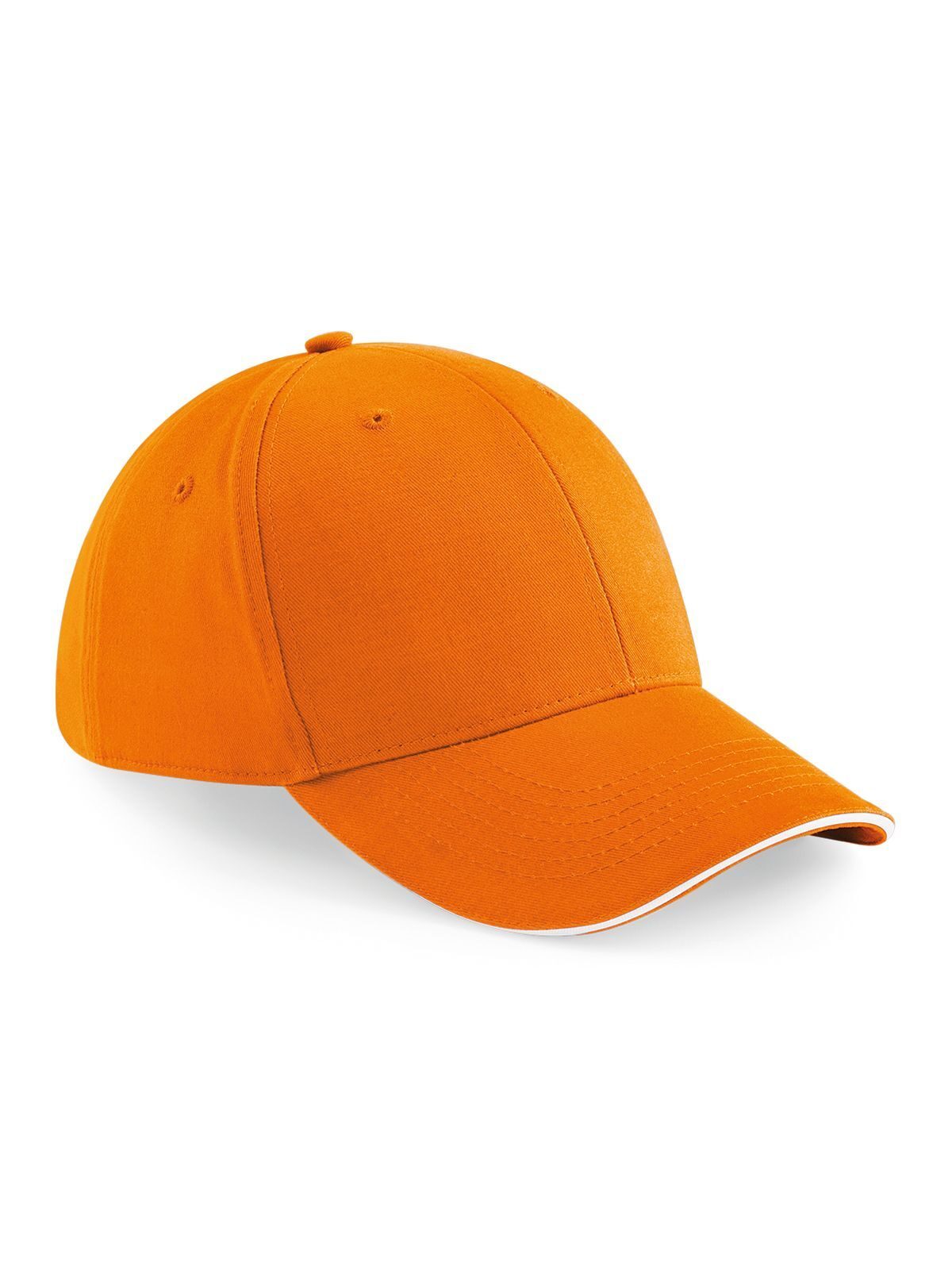 Baseball Caps Athleisure 6 Panel Cap orange/Weiß bestickbar und bedruckbar – LA1970