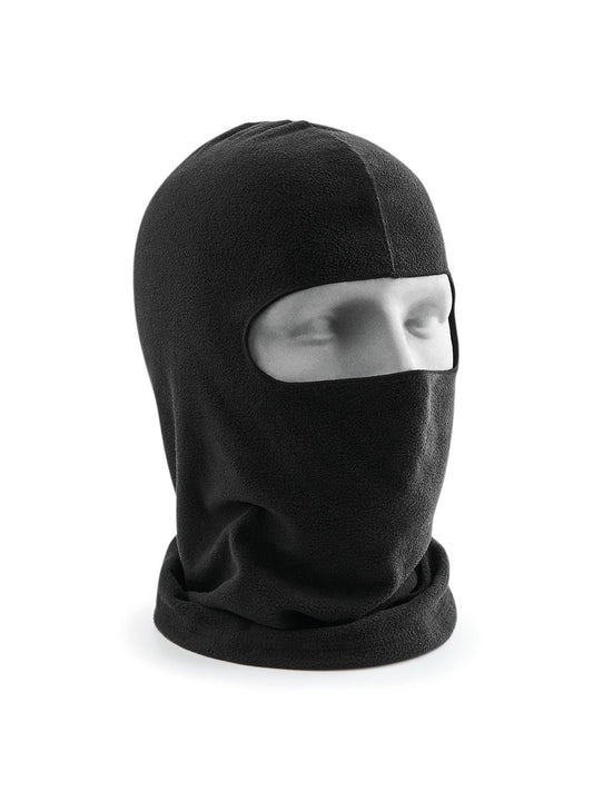 Beanies Microfleece Balaclava Schwarz bestickbar und bedruckbar – LA1970