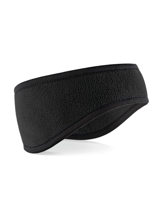 Stirnband Suprafleece Aspen Headband in Schwarz – individuell veredelbar | LA1970