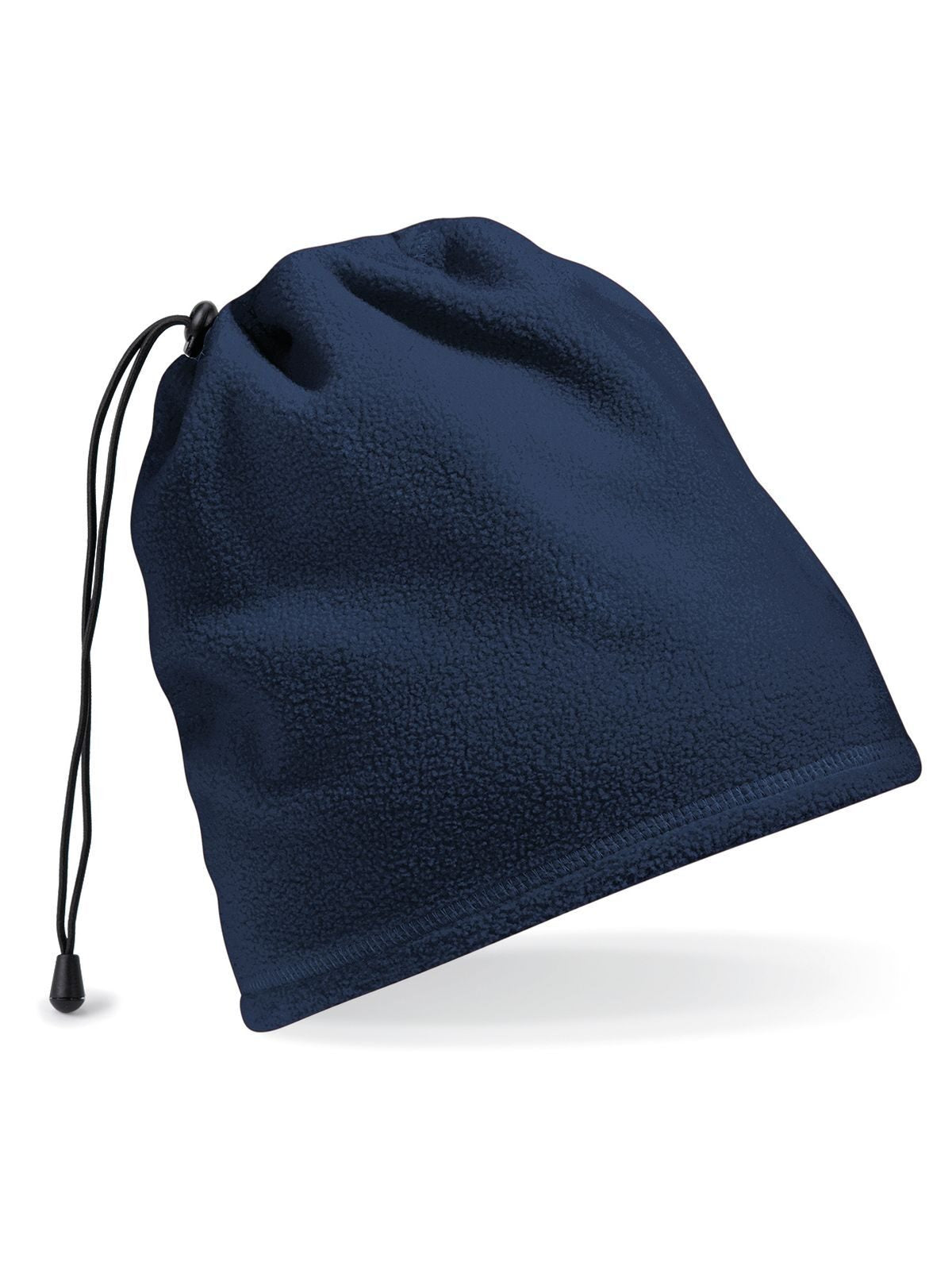 Suprafleece Snood/Hat combo Schal / Handschuhe – Beechfield – Farbe french Navy – individuell veredelbar