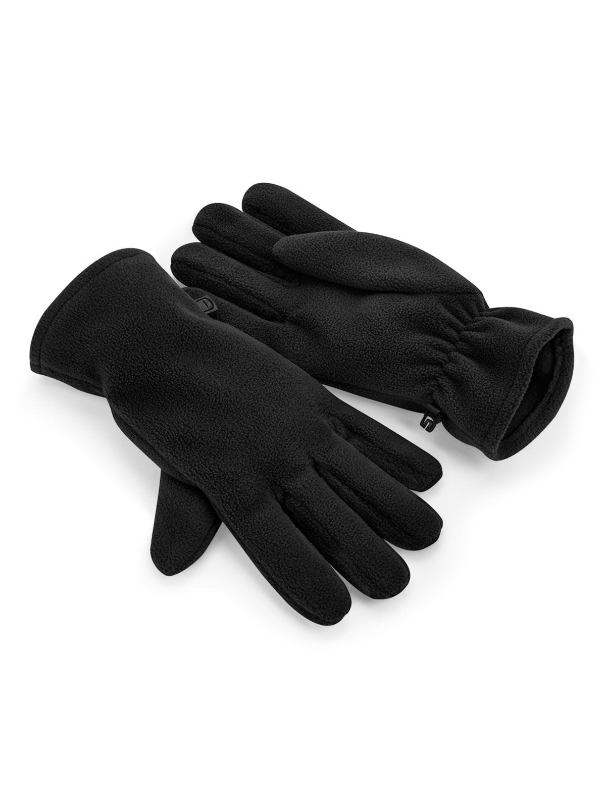 Recycled Fleece Gloves Schal / Handschuhe – Beechfield – Farbe Schwarz – individuell veredelbar