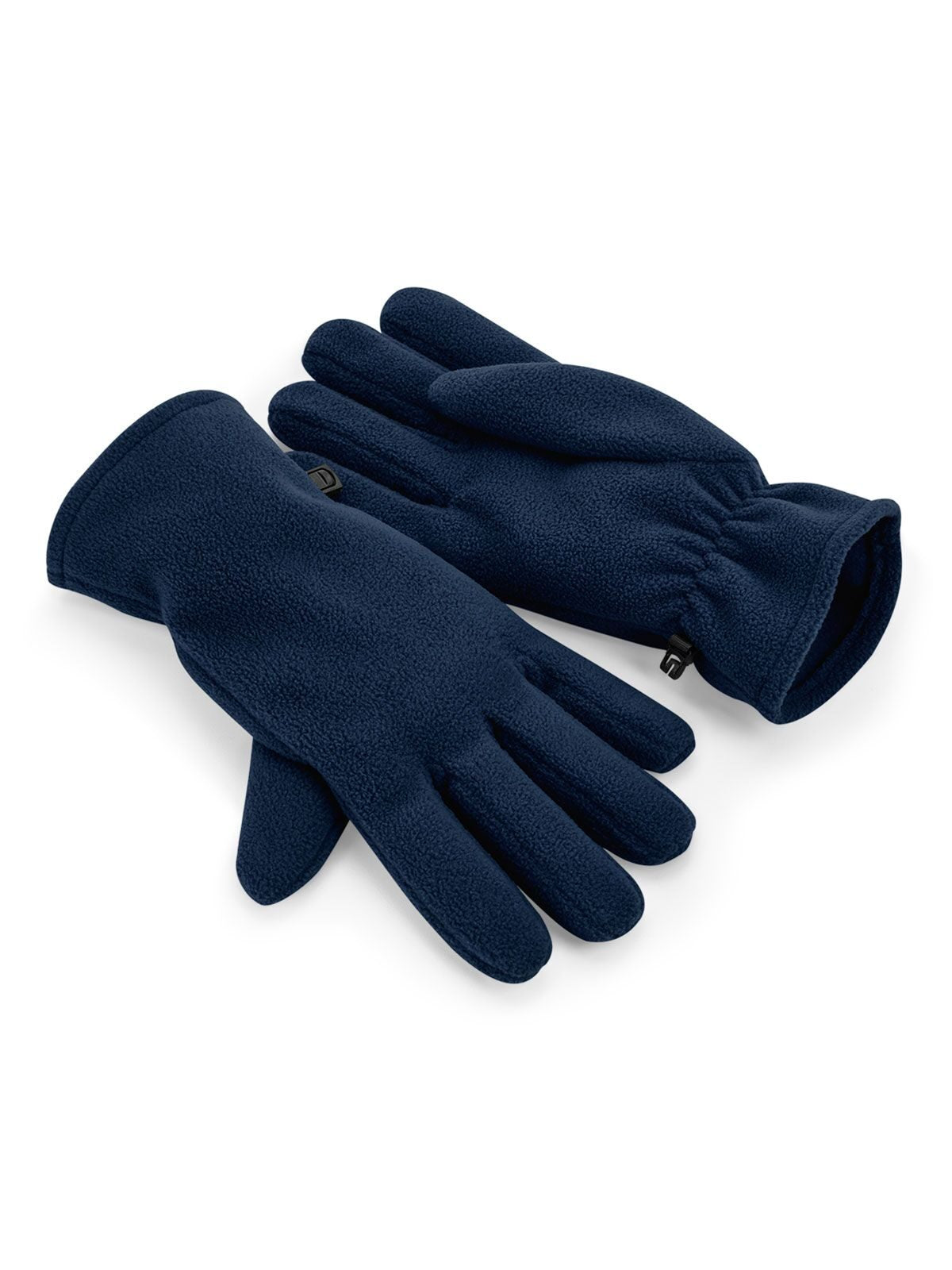 Recycled Fleece Gloves Schal / Handschuhe – Beechfield – Farbe french Navy – individuell veredelbar