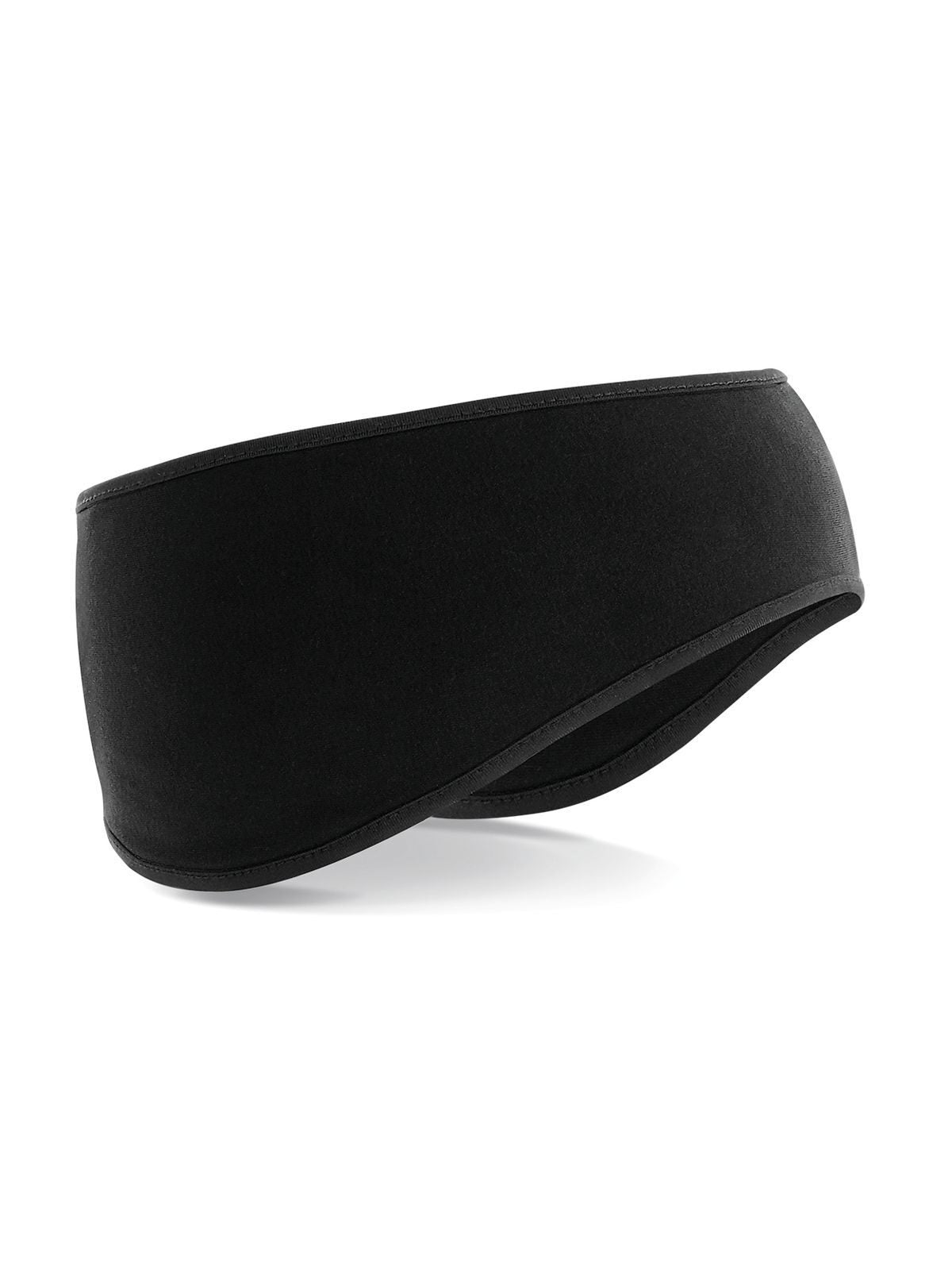 Headbands Softshell Sports Tech Headband Schwarz bestickbar und bedruckbar – LA1970