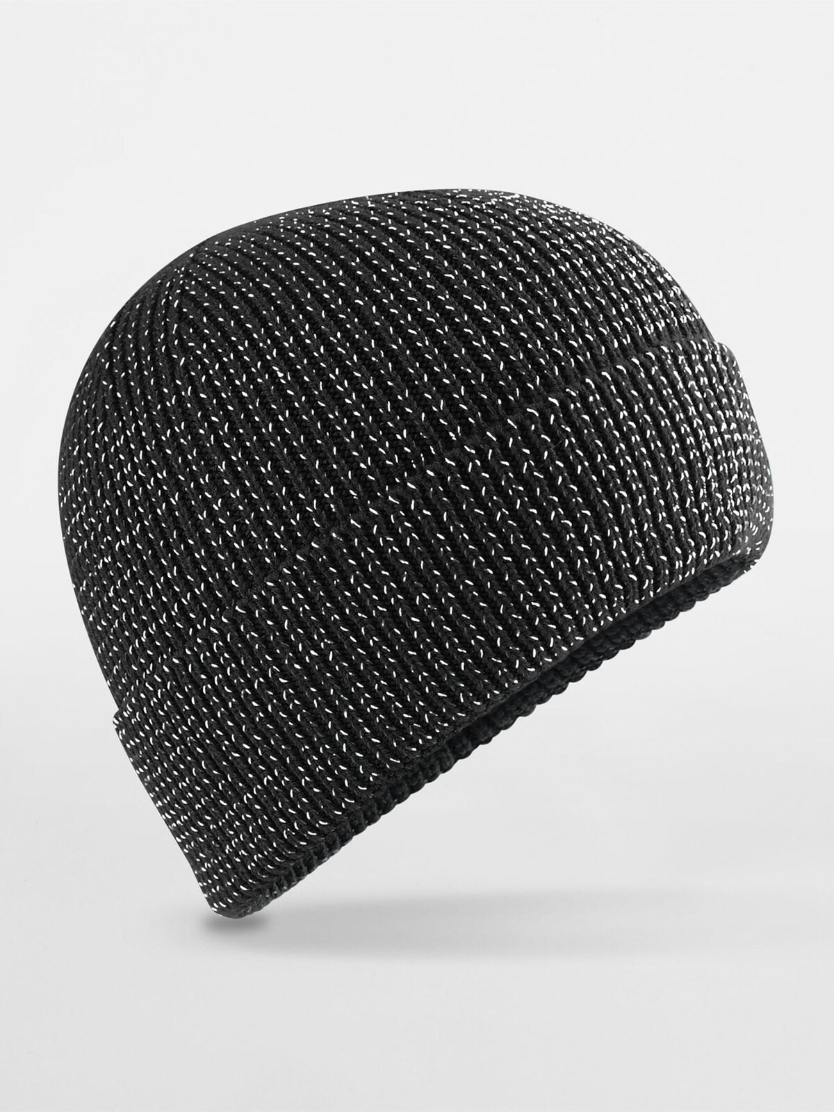 Beanies Berretto riflettente Streetlite Schwarz bestickbar und bedruckbar – LA1970