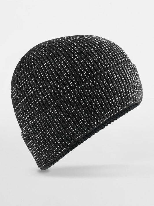 Beanies Berretto riflettente Streetlite Schwarz bestickbar und bedruckbar – LA1970