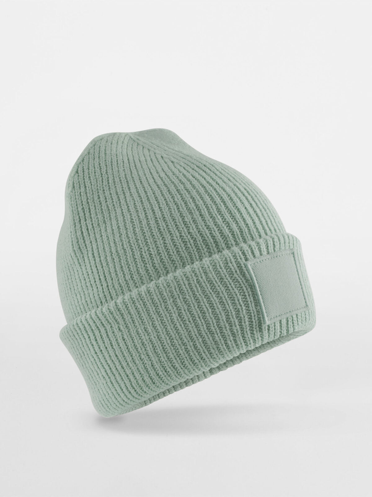 Beanies Berretto con risvolto per bambini dusty green bestickbar und bedruckbar – LA1970
