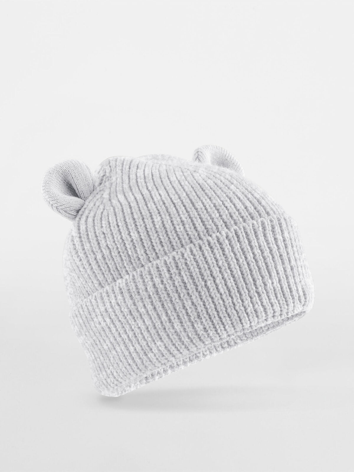 Beanies Berretto a forma di orsetto cloud Grau bestickbar und bedruckbar – LA1970