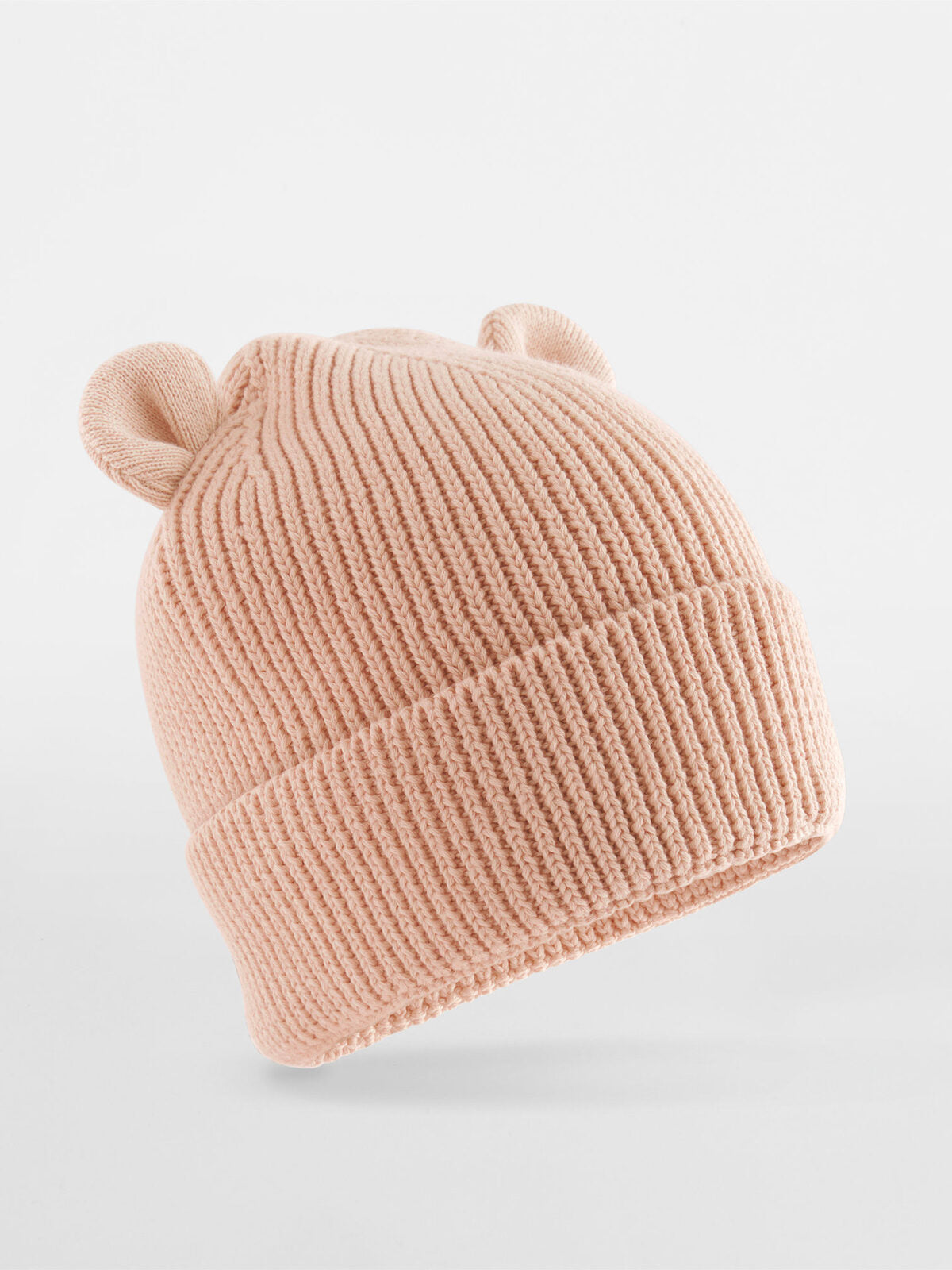Beanies Berretto a forma di orsetto peach bestickbar und bedruckbar – LA1970