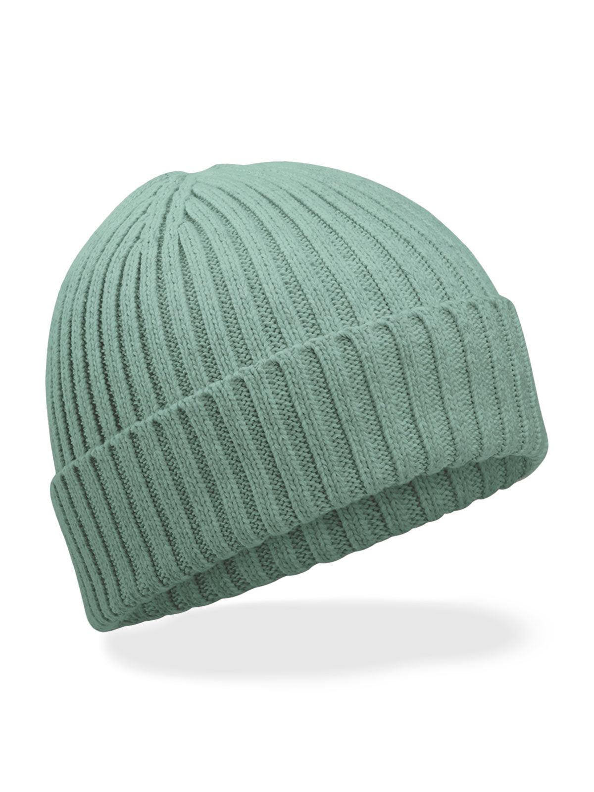 Beanies Organic Cotton Kids Beanie dusty green bestickbar und bedruckbar – LA1970
