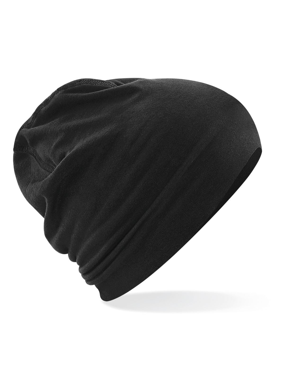 Beanies Hemsedal Cotton Beanie Schwarz/Schwarz bestickbar und bedruckbar – LA1970