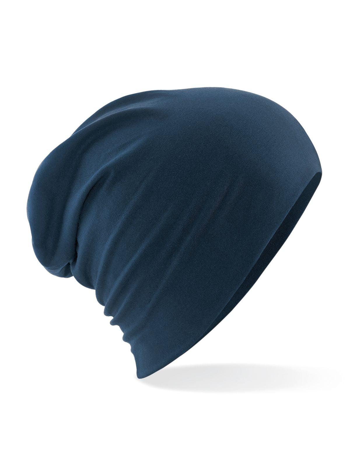 Beanies Hemsedal Cotton Slouch Beanie Französisch Marineblau bestickbar und bedruckbar – LA1970