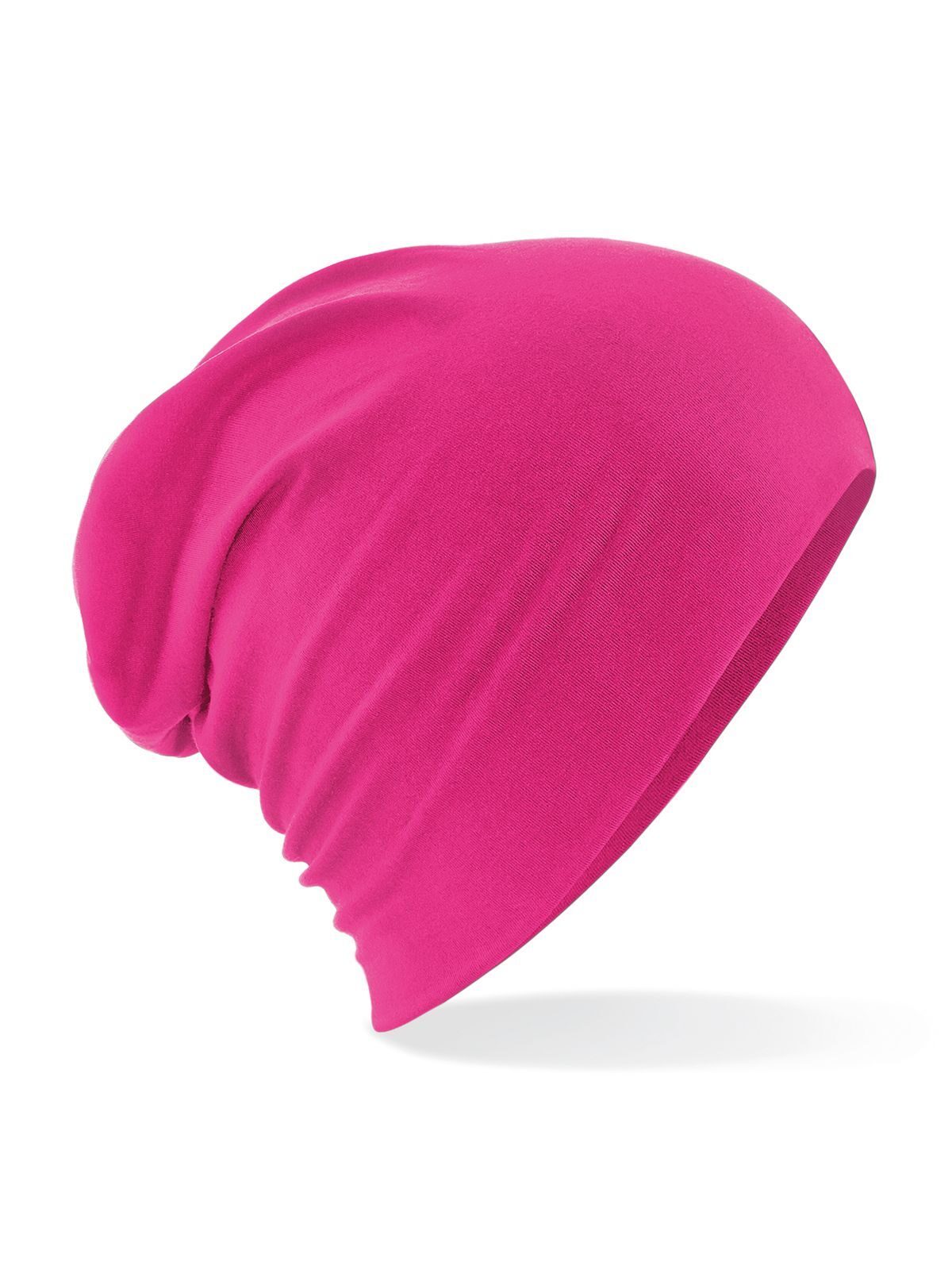 Beanies Hemsedal Cotton Slouch Beanie fuchsia bestickbar und bedruckbar – LA1970