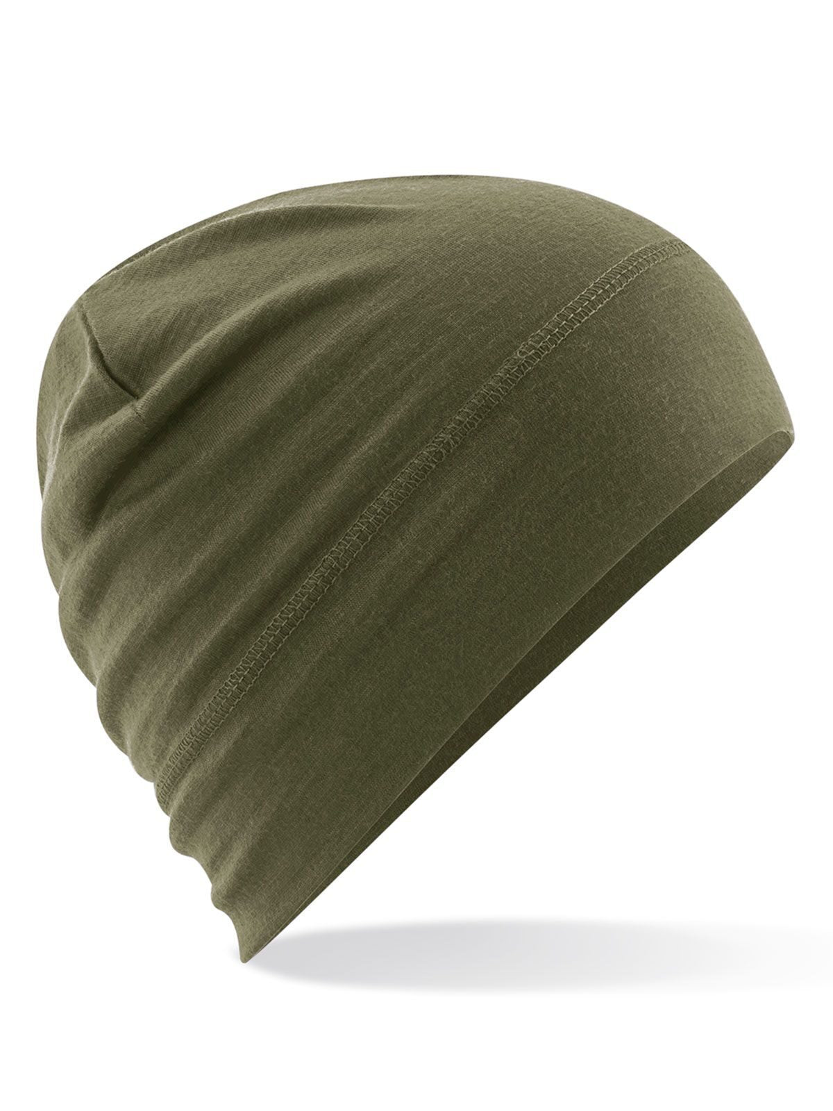 Beanies Merino Beanie military green bestickbar und bedruckbar – LA1970