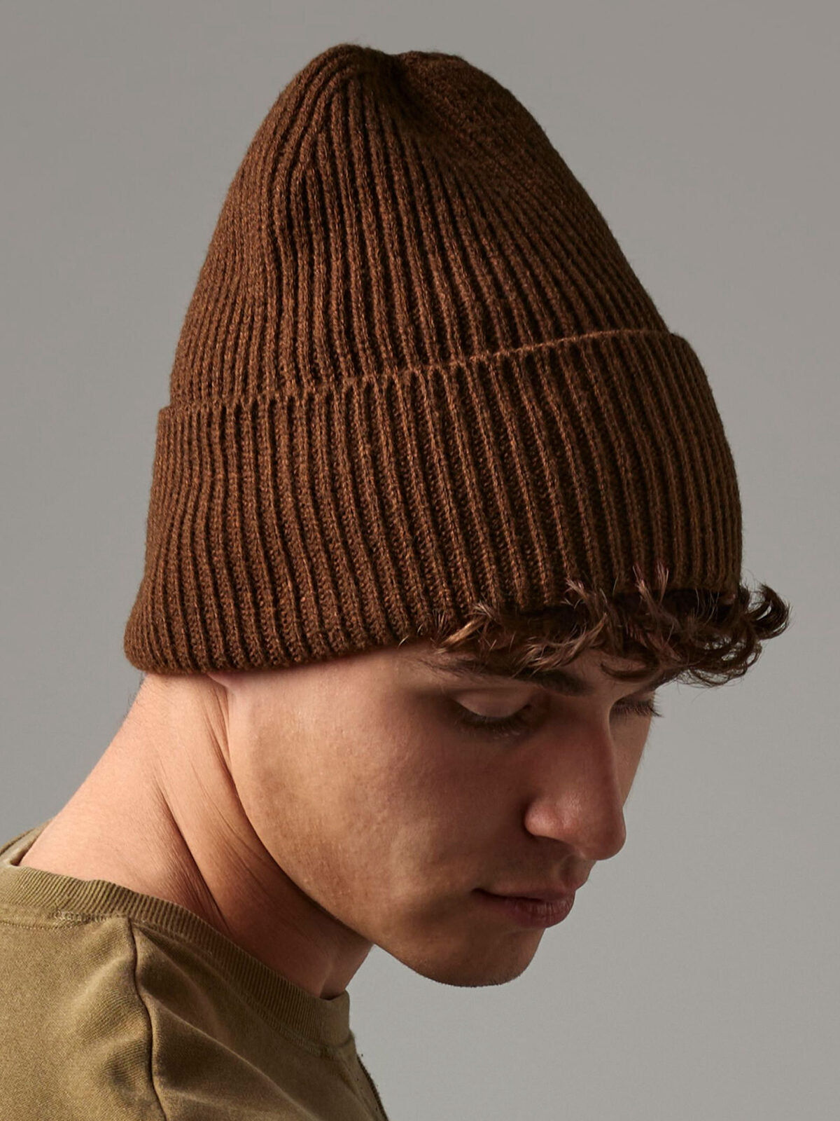 Beanies Oversized Cuffed Beanie  bestickbar und bedruckbar – LA1970