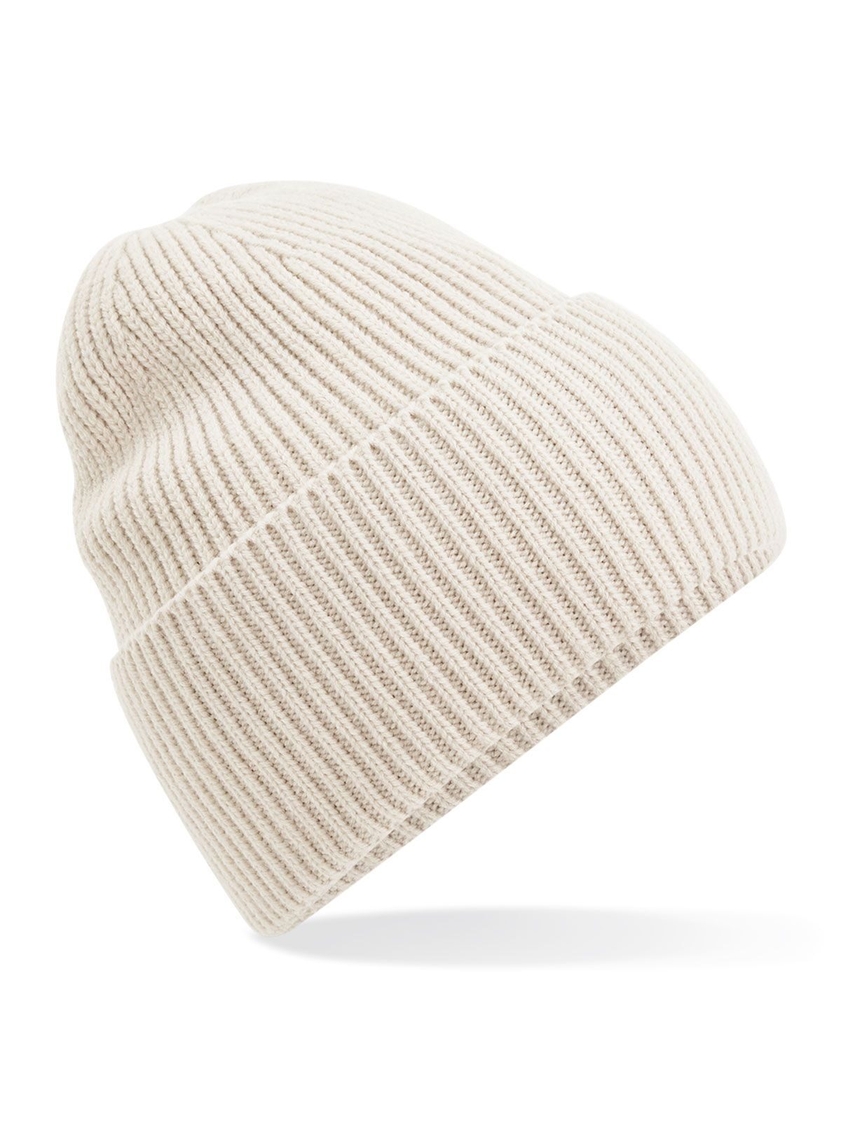 Beanies Oversized Cuffed Beanie oatmeal bestickbar und bedruckbar – LA1970