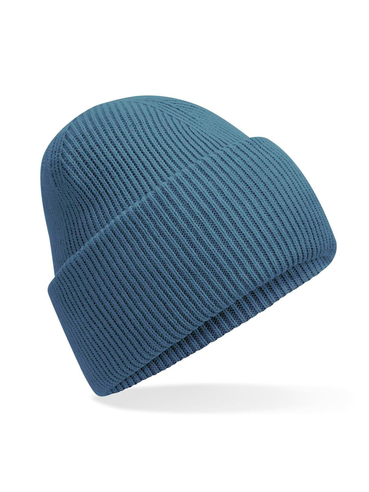 Beanies Classic Engineered Deep Cuffed Beanie airforce blue bestickbar und bedruckbar – LA1970