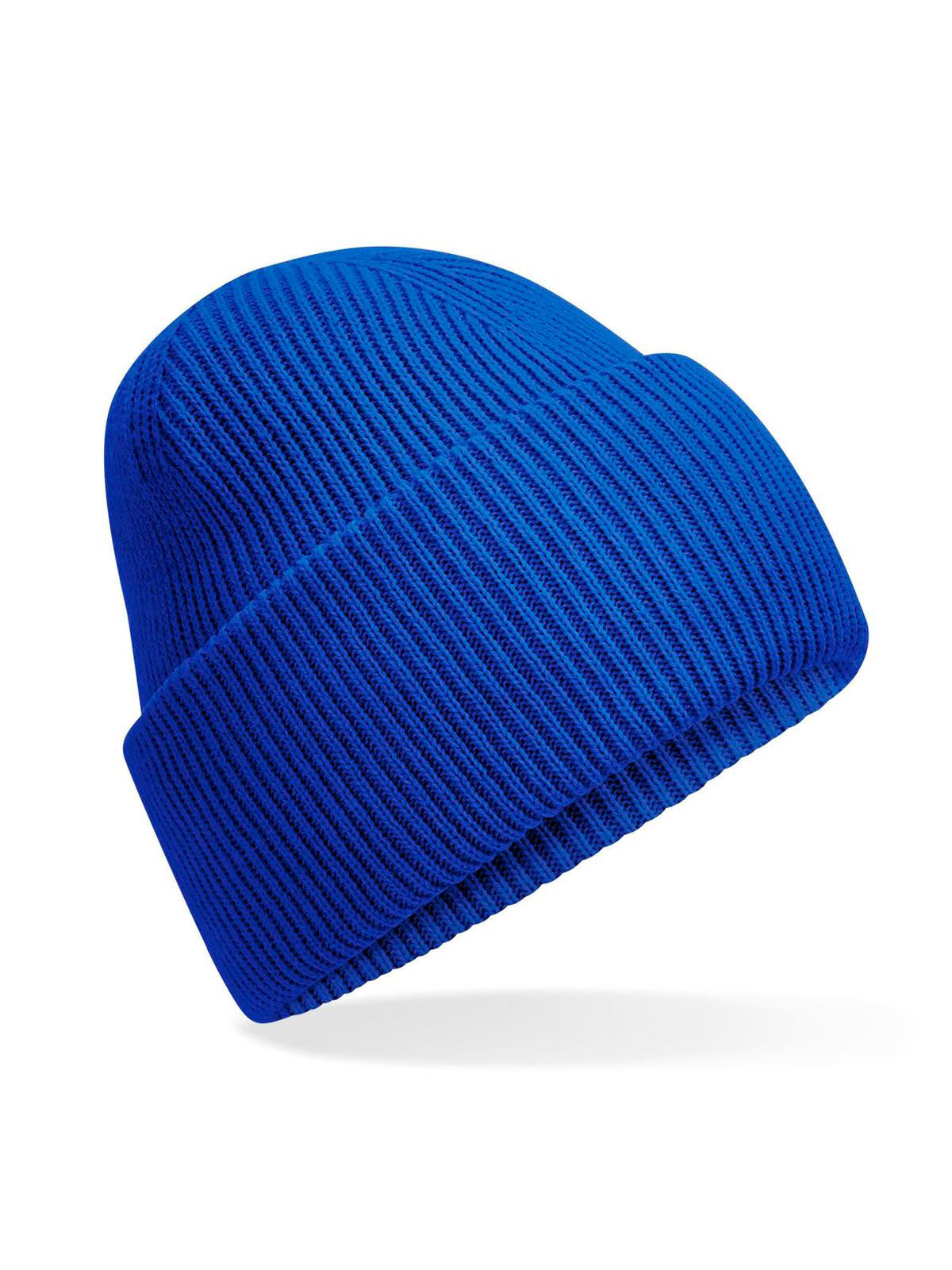 Beanies Classic Engineered Deep Cuffed Beanie bright Royalblau bestickbar und bedruckbar – LA1970