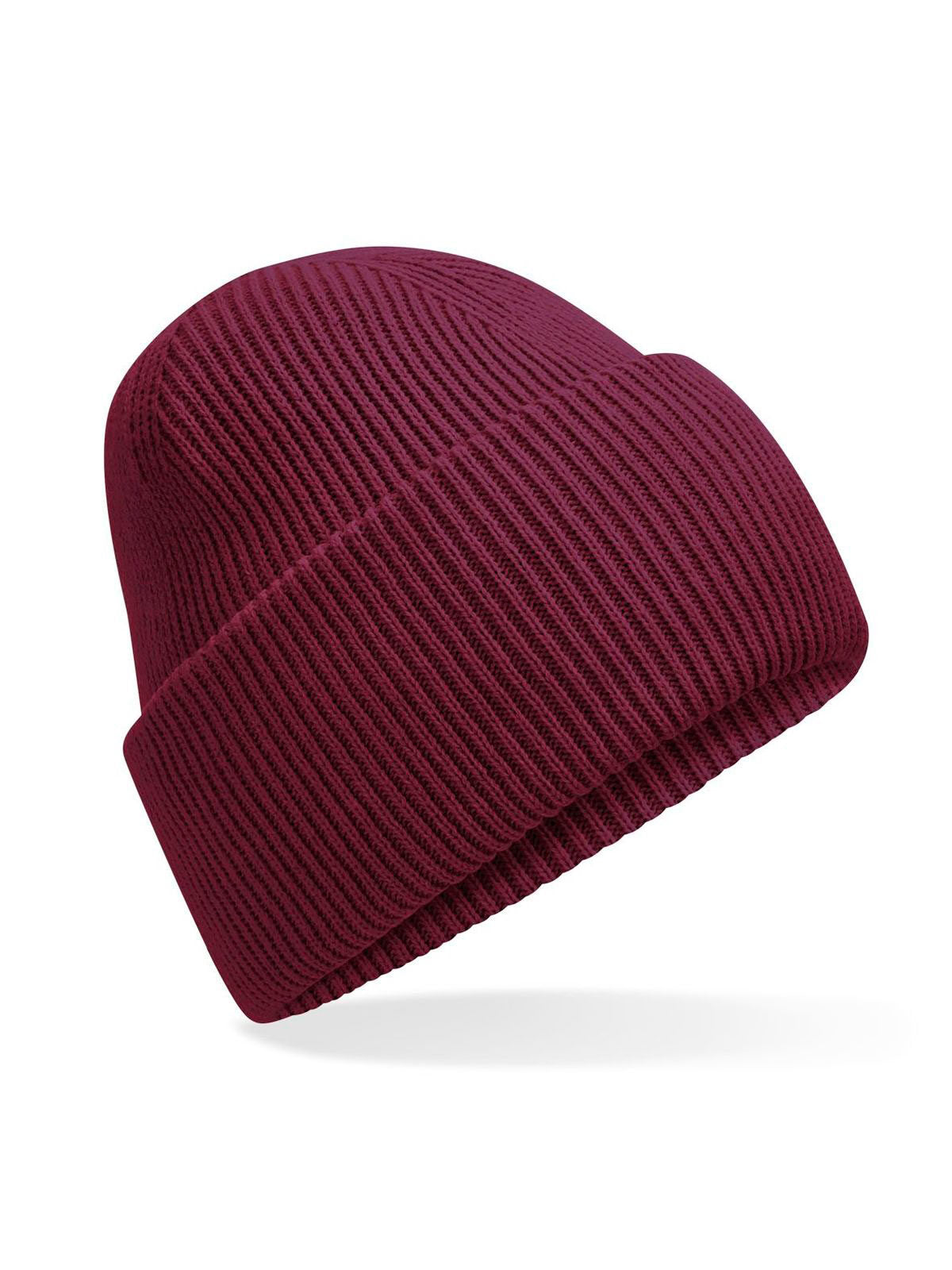 Beanies Classic Engineered Deep Cuffed Beanie Bordeaux bestickbar und bedruckbar – LA1970