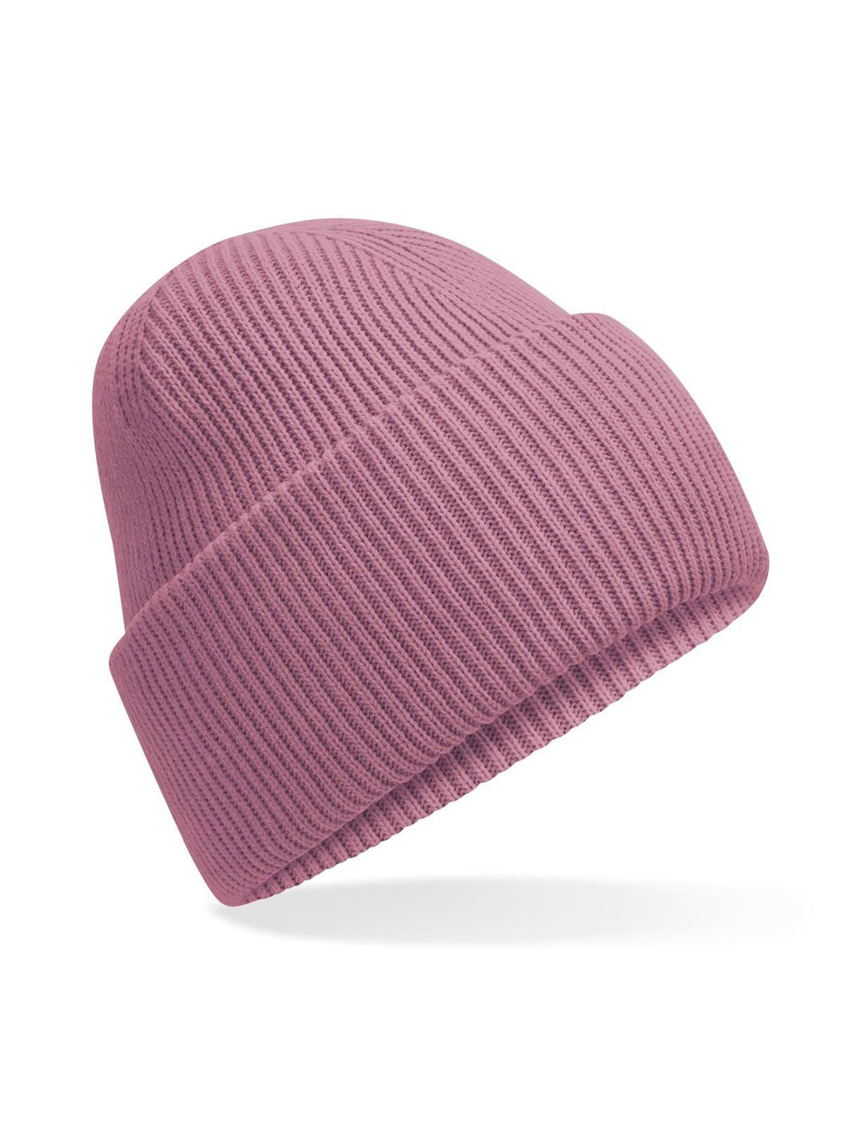 Beanies Classic Engineered Deep Cuffed Beanie dusty purple bestickbar und bedruckbar – LA1970