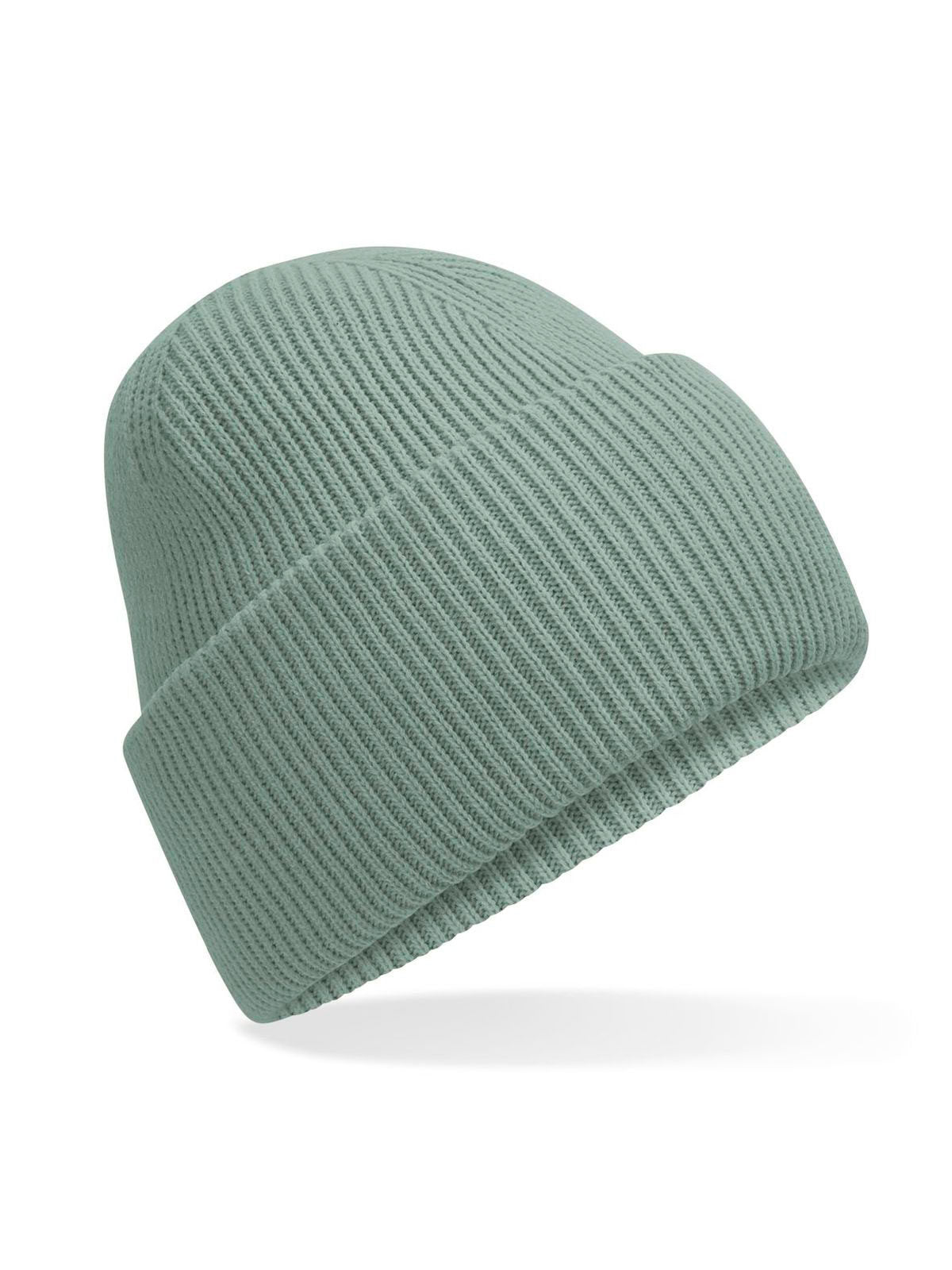 Beanies Classic Engineered Deep Cuffed Beanie dusty green bestickbar und bedruckbar – LA1970