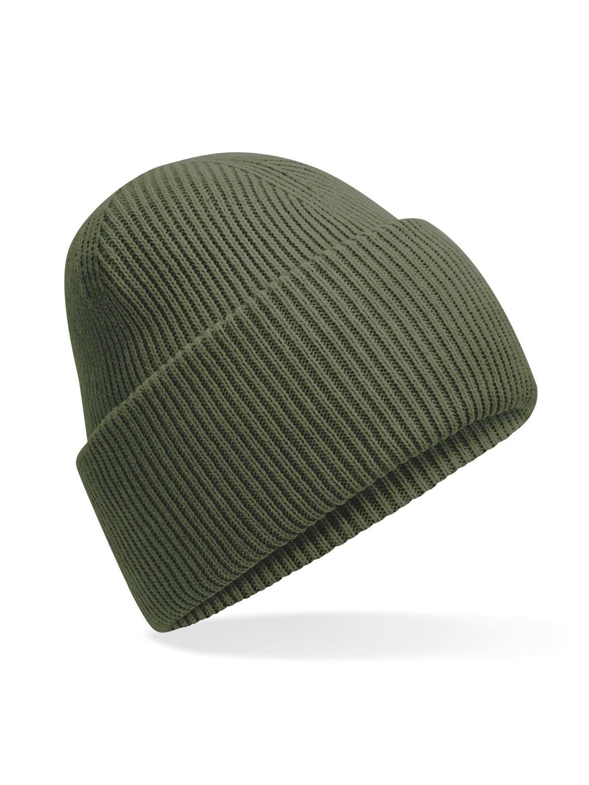 Beanies Classic Engineered Deep Cuffed Beanie olive green bestickbar und bedruckbar – LA1970