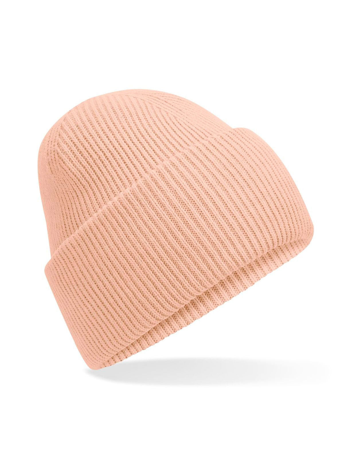 Beanies Classic Engineered Deep Cuffed Beanie peach bestickbar und bedruckbar – LA1970