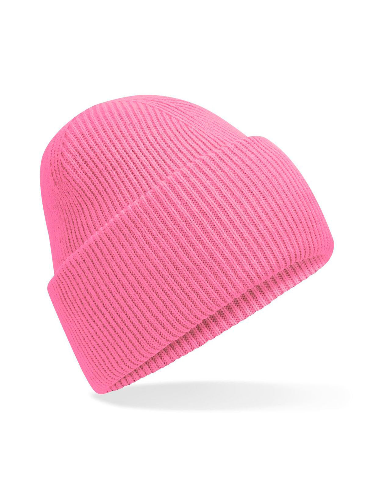 Beanies Classic Engineered Deep Cuffed Beanie true pink bestickbar und bedruckbar – LA1970