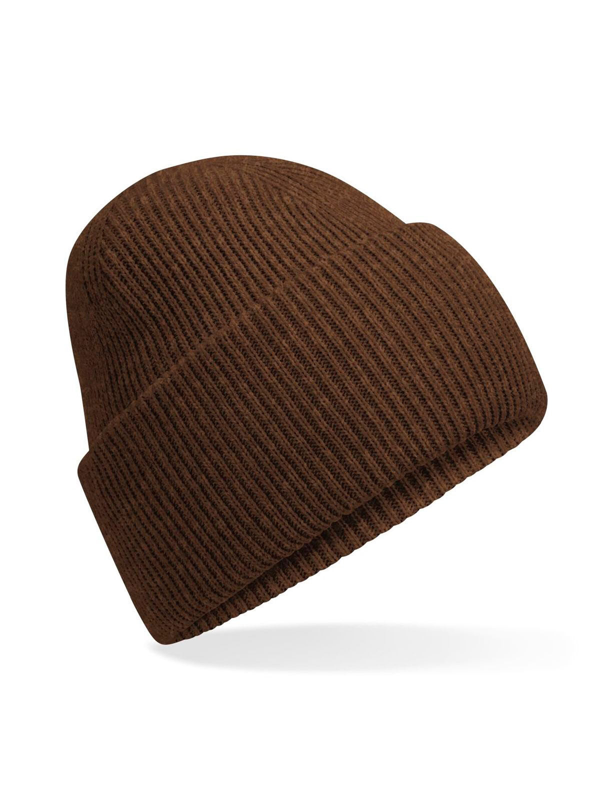 Beanies Classic Engineered Deep Cuffed Beanie walnut bestickbar und bedruckbar – LA1970