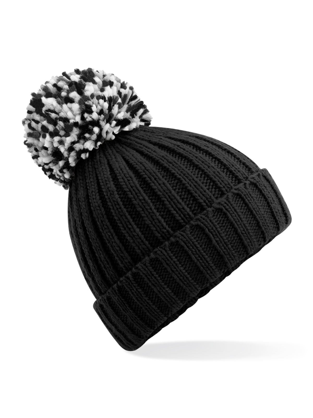 Beanies Hygge Beanie Schwarz bestickbar und bedruckbar – LA1970