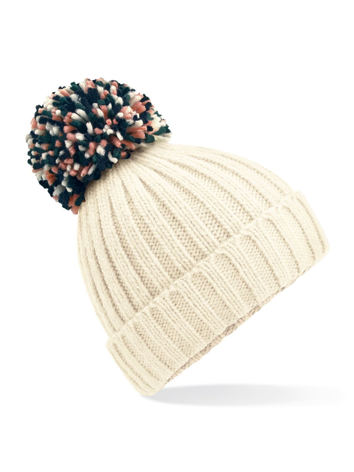 Beanies Hygge Beanie off Weiß bestickbar und bedruckbar – LA1970