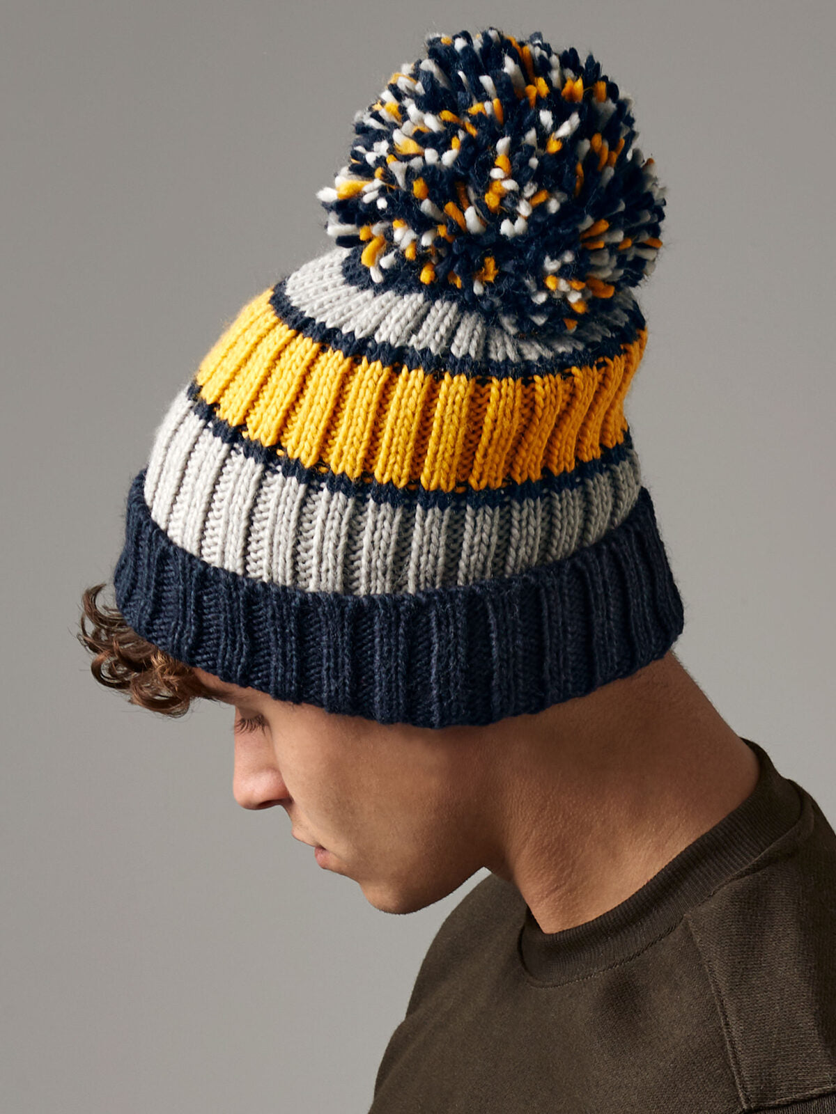 Beanies Hygge Striped Beanie  bestickbar und bedruckbar – LA1970