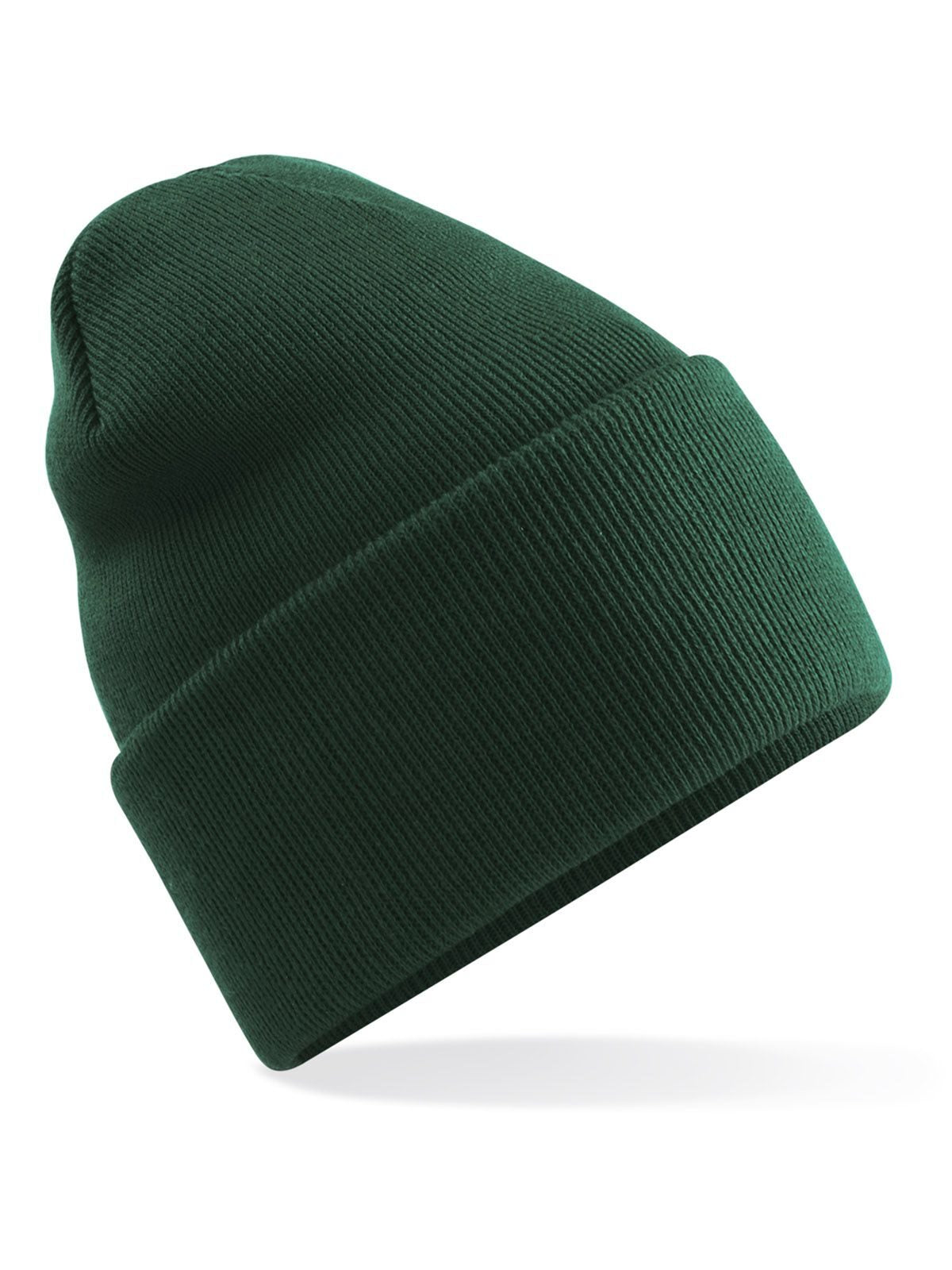 Beanies Original Deep Cuffed Beanie bottle Green bestickbar und bedruckbar – LA1970