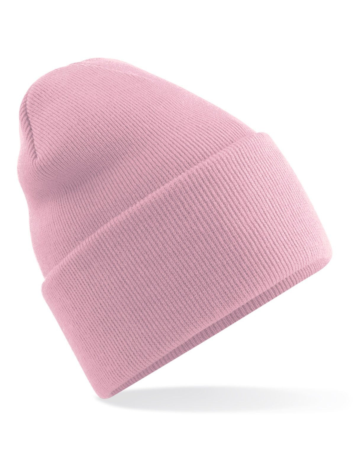 Beanies Original Deep Cuffed Beanie dusky pink bestickbar und bedruckbar – LA1970