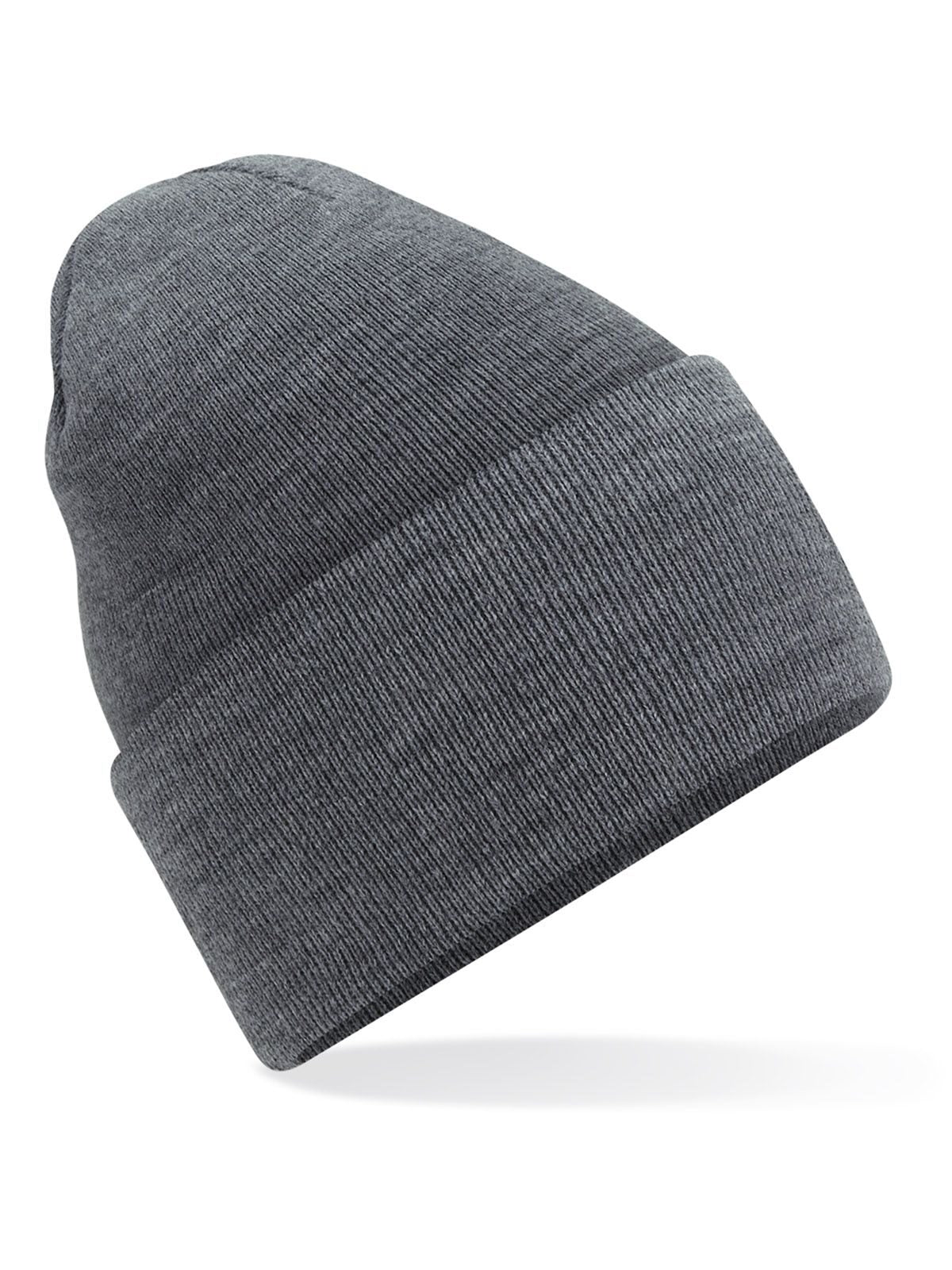 Beanies Original Deep Cuffed Beanie granite bestickbar und bedruckbar – LA1970