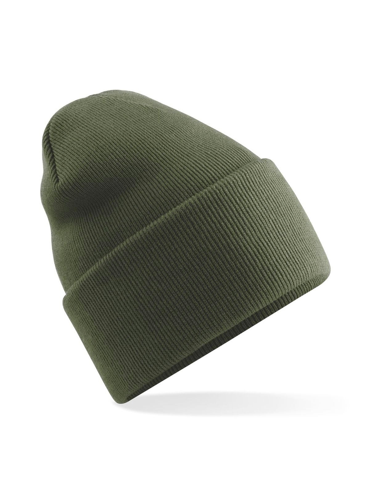 Beanies Original Deep Cuffed Beanie olive green bestickbar und bedruckbar – LA1970