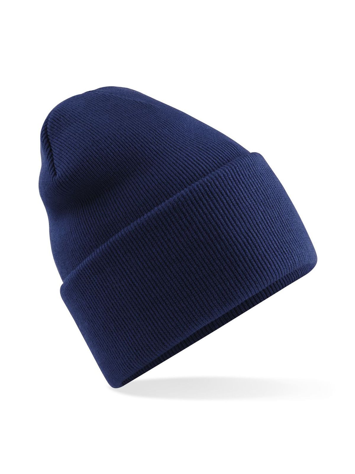 Beanies Original Deep Cuffed Beanie oxford Marineblau bestickbar und bedruckbar – LA1970