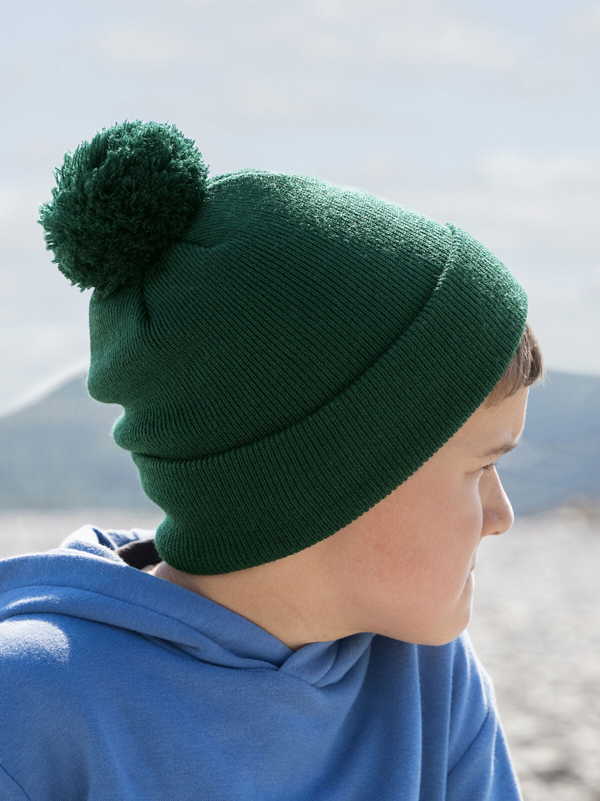 Beanies Junior Original Pom Pom Beanie  bestickbar und bedruckbar – LA1970