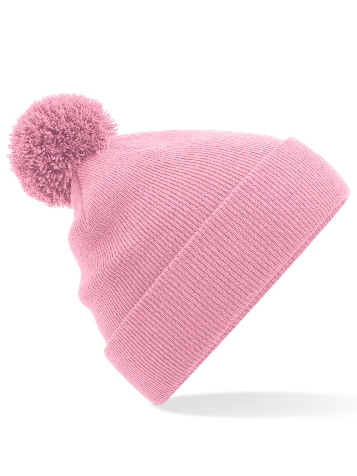 Beanies Junior Original Pom Pom Beanie dusky pink bestickbar und bedruckbar – LA1970