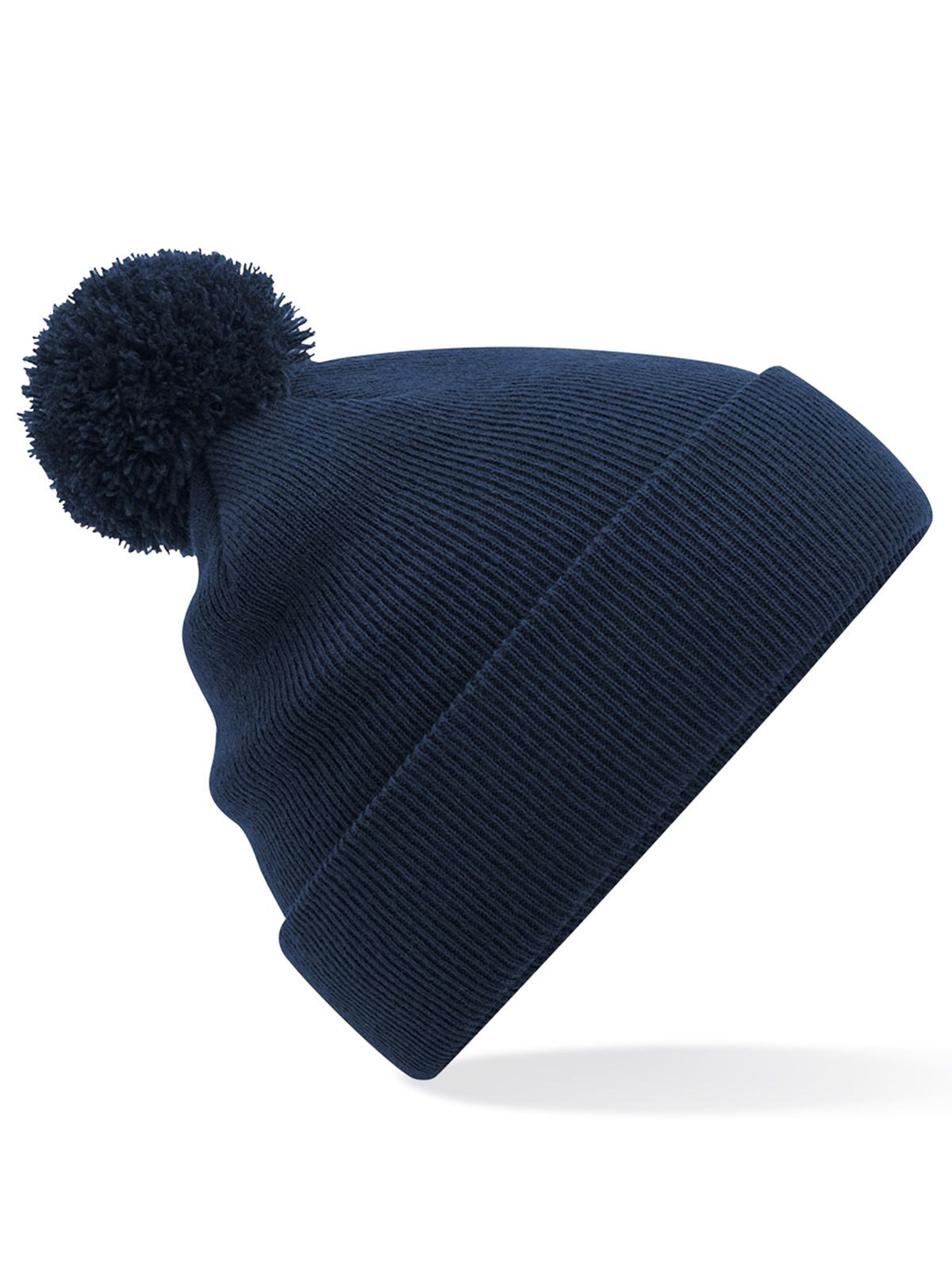 Beanies Junior Original Pom Pom Beanie Französisch Marineblau bestickbar und bedruckbar – LA1970