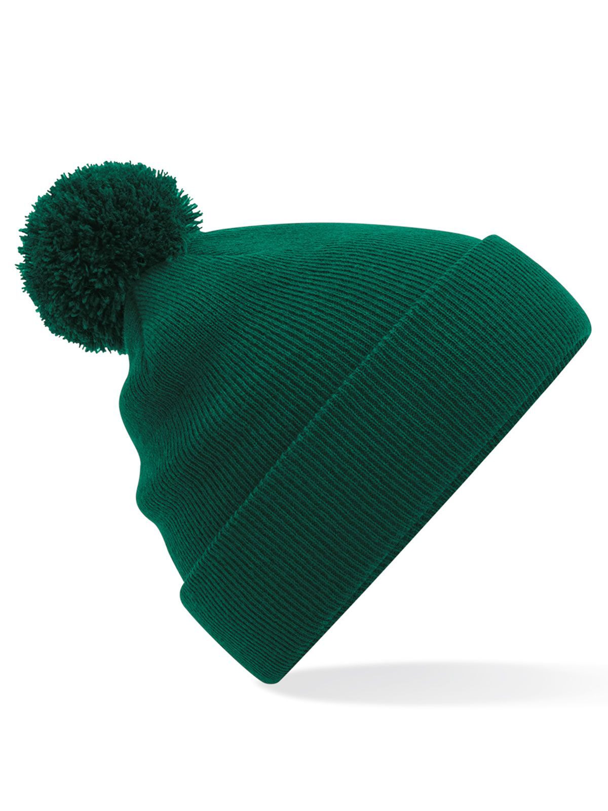 Beanies Original Pom Pom Beanie bottle Green bestickbar und bedruckbar – LA1970