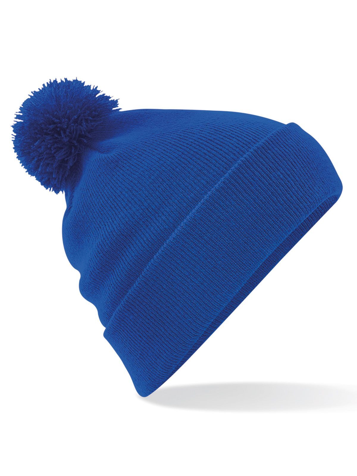 Beanies Original Pom Pom Beanie bright Royalblau bestickbar und bedruckbar – LA1970