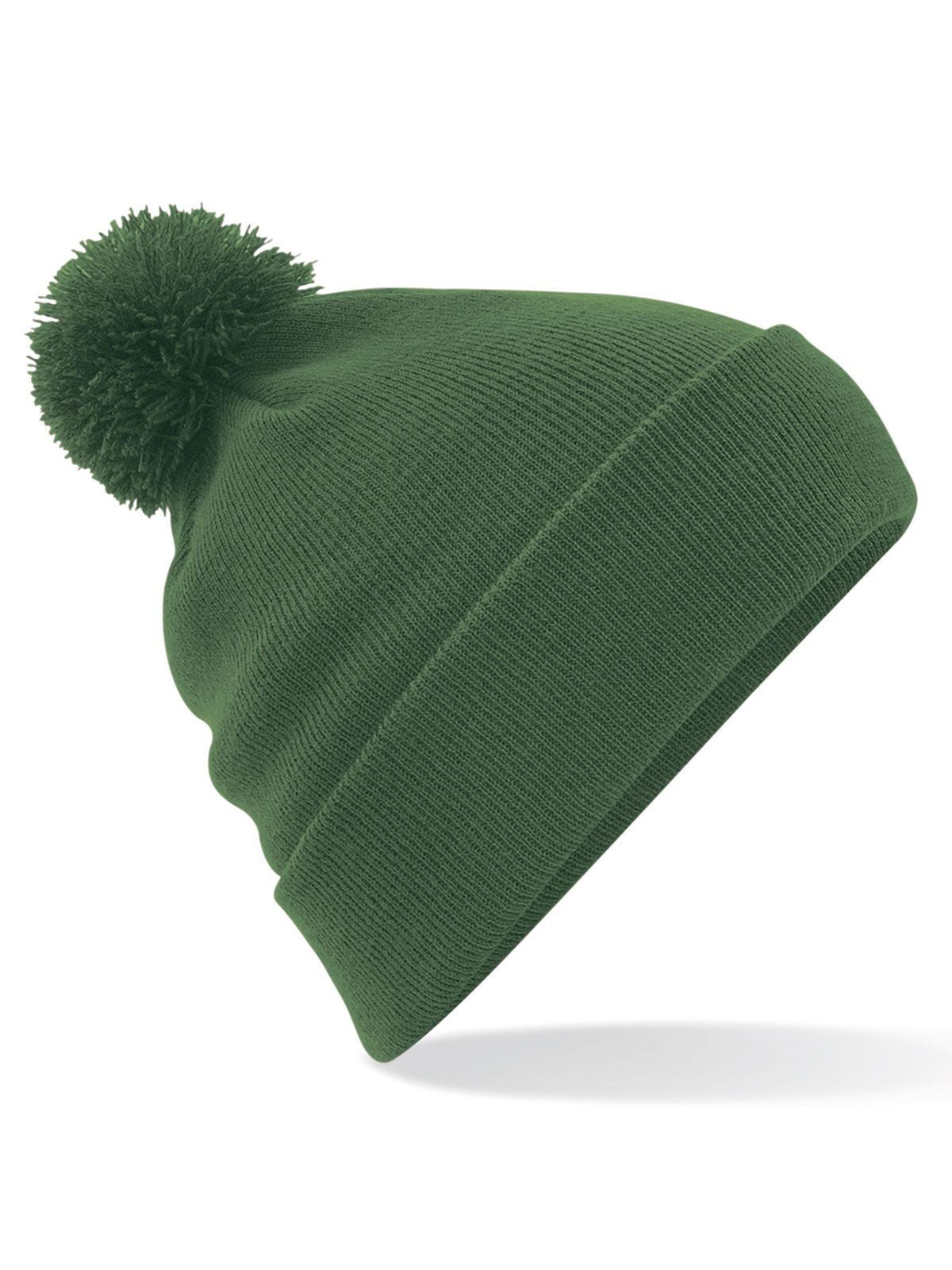 Beanies Original Pom Pom Beanie moss green bestickbar und bedruckbar – LA1970