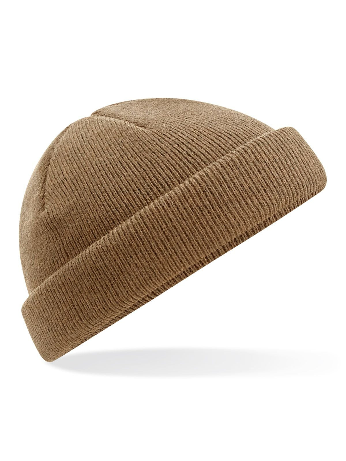 Beanies Recycled Mini Fisherman Beanie Biscuit bestickbar und bedruckbar – LA1970