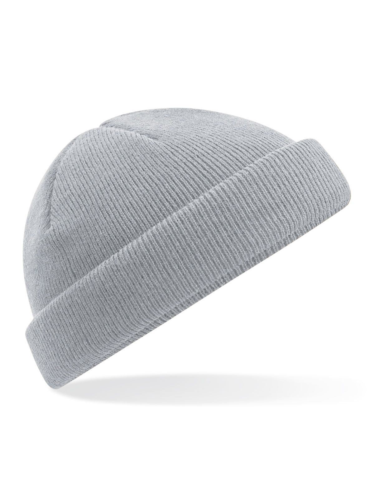 Beanies Recycled Mini Fisherman Beanie Hellgrau bestickbar und bedruckbar – LA1970