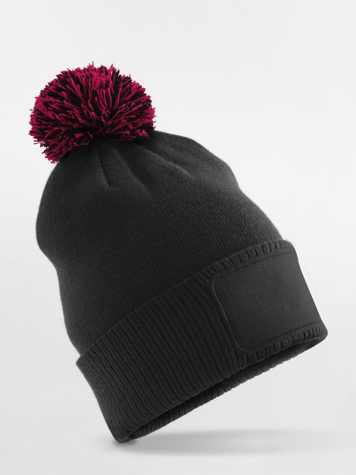 Beanies Berretto con toppa Snowstar per bambini Schwarz/classic Rot bestickbar und bedruckbar – LA1970